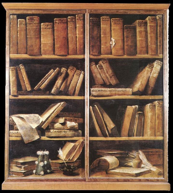 CRESPI, Giuseppe Maria Bookshelves dfg France oil painting art